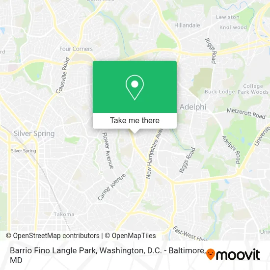 Barrio Fino Langle Park map