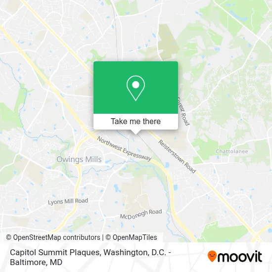 Capitol Summit Plaques map