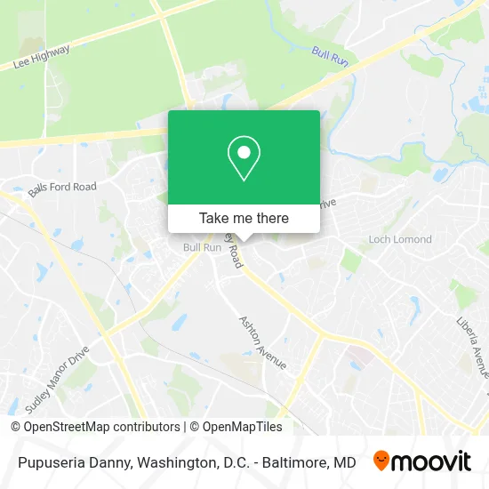 Pupuseria Danny map