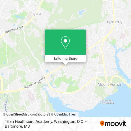 Titan Healthcare Academy map