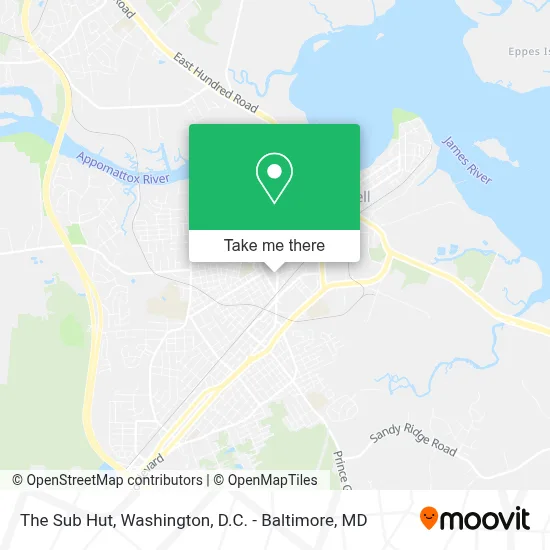 The Sub Hut map