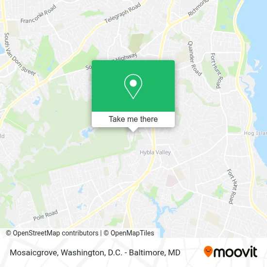 Mosaicgrove map