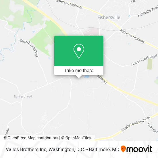 Vailes Brothers Inc map