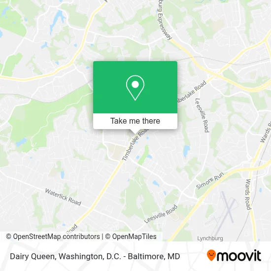 Dairy Queen map