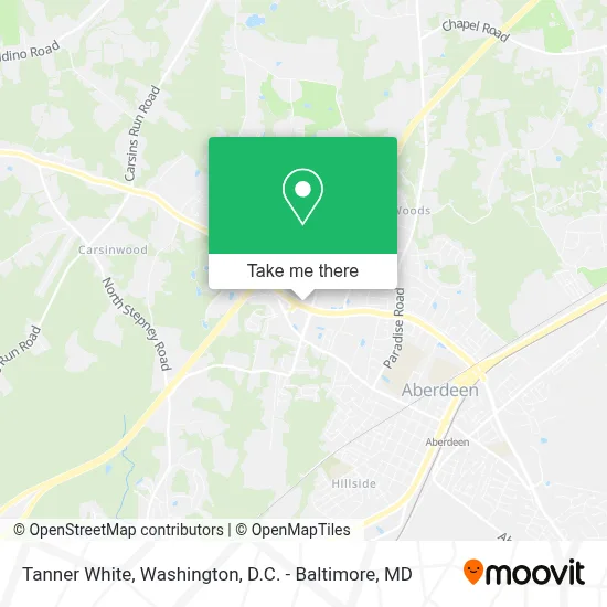 Tanner White map