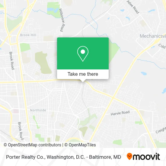 Porter Realty Co. map