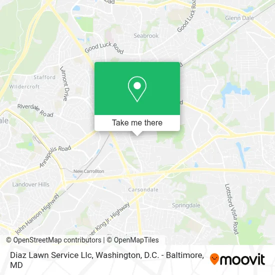 Diaz Lawn Service Llc map