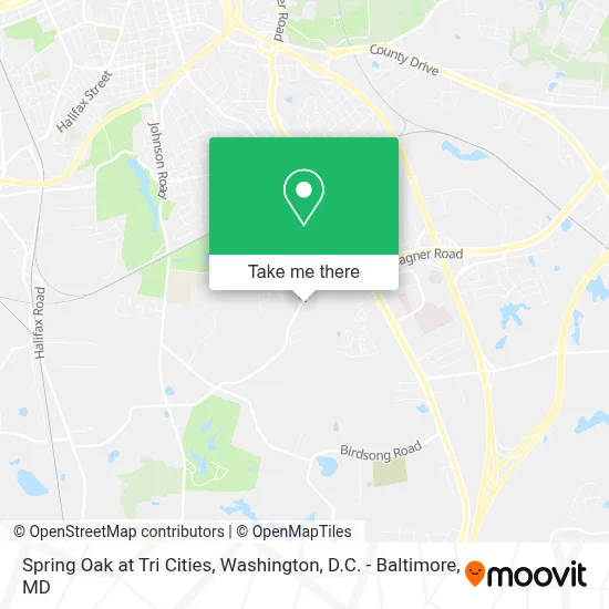 Spring Oak at Tri Cities map