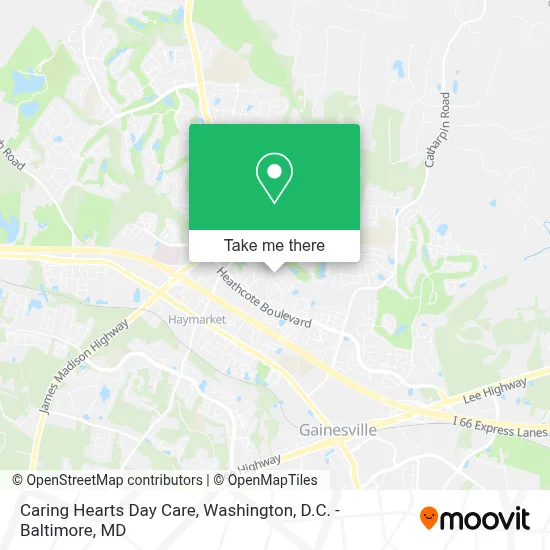 Caring Hearts Day Care map
