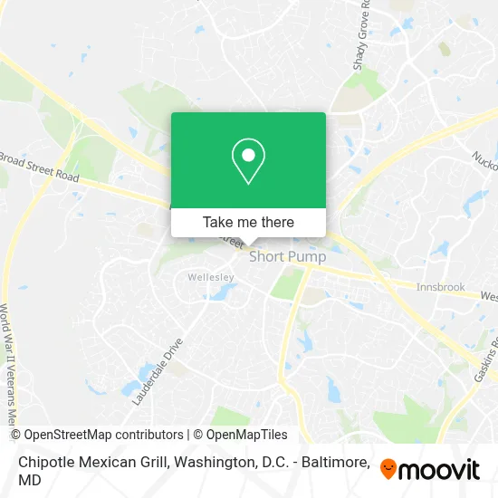 Chipotle Mexican Grill map
