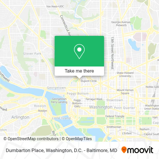 Dumbarton Place map