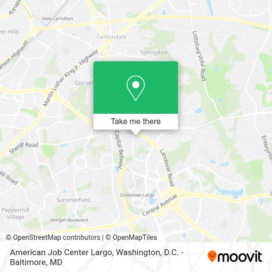 American Job Center Largo map
