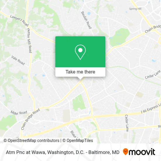 Atm Pnc at Wawa map