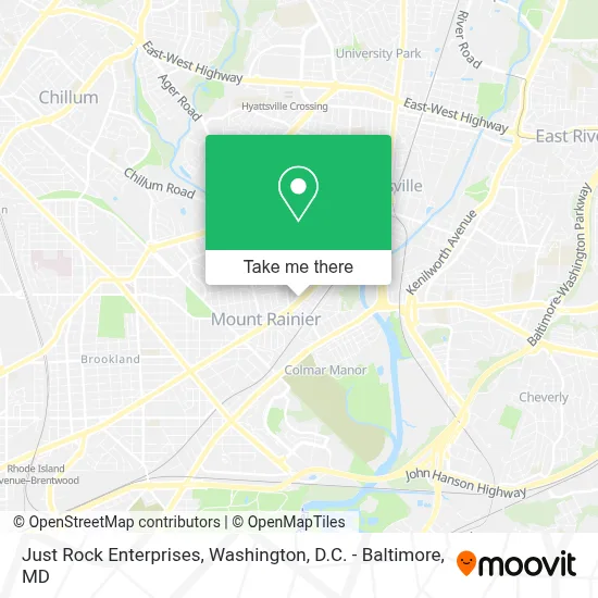 Just Rock Enterprises map
