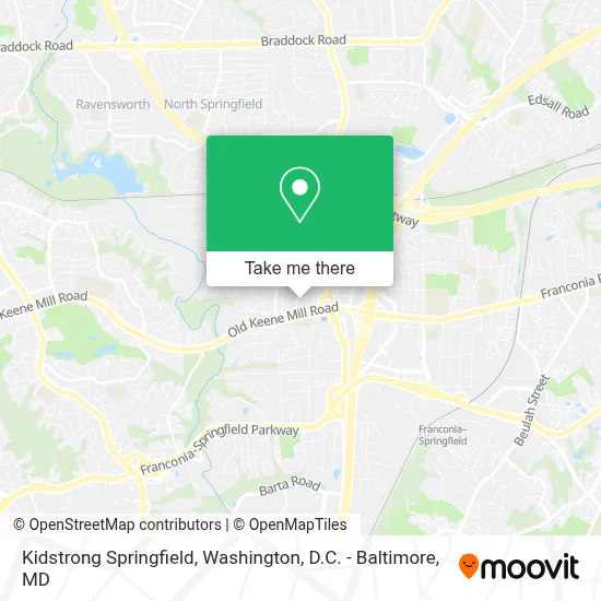 Kidstrong Springfield map