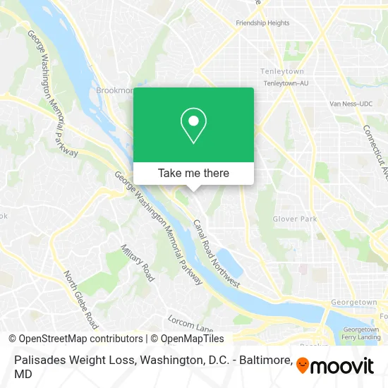 Palisades Weight Loss map