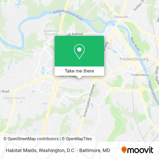Habitat Maids map