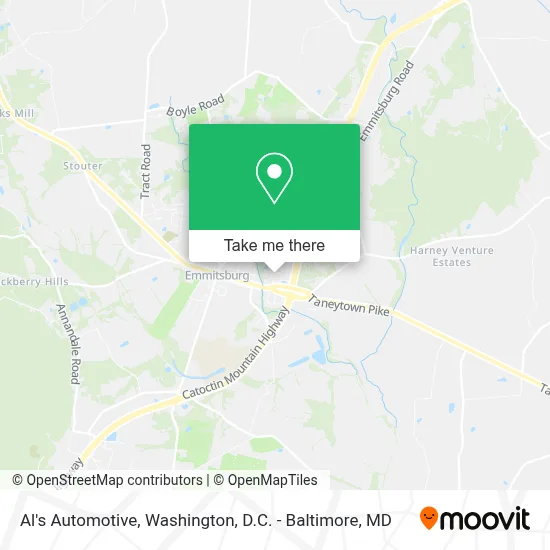 Al's Automotive map