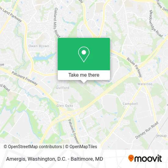 Amergis map