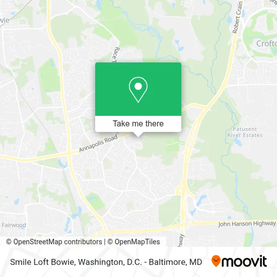 Smile Loft Bowie map