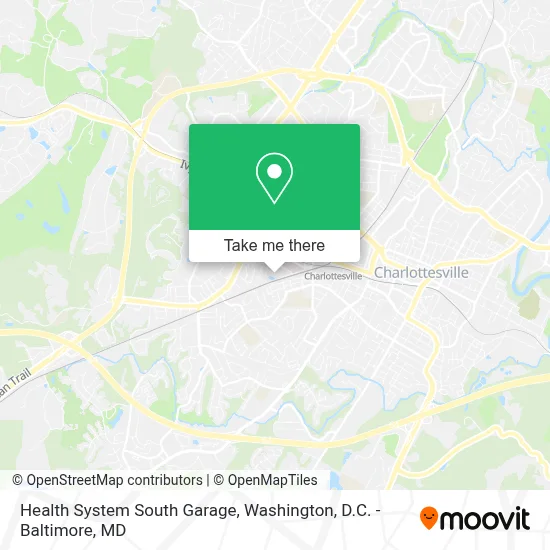 Health System South Garage map