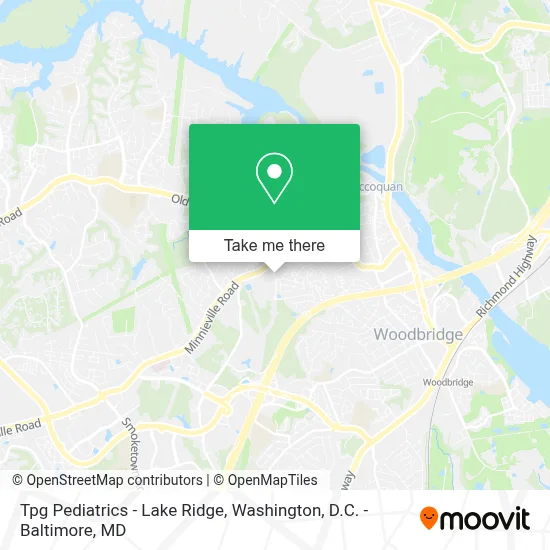 Tpg Pediatrics - Lake Ridge map