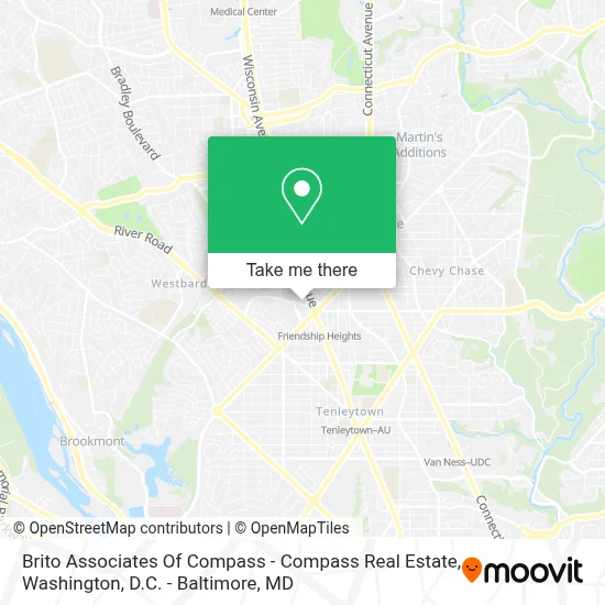 Brito Associates Of Compass - Compass Real Estate map