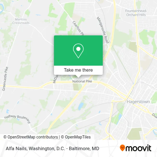 Alfa Nails map