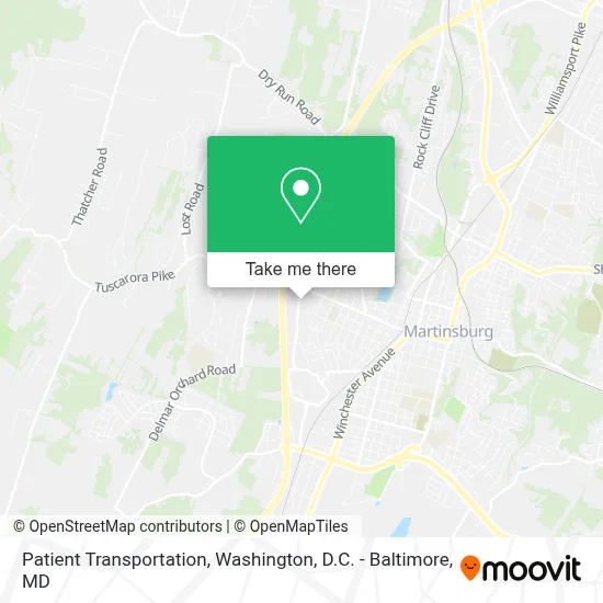 Patient Transportation map