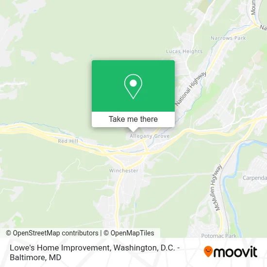 Lowe's Home Improvement map