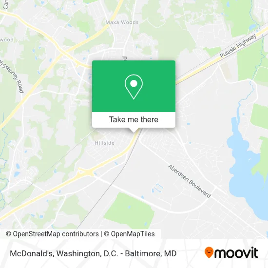 Mcdonald's map