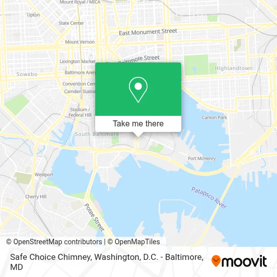 Safe Choice Chimney map