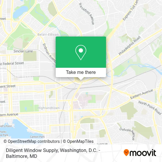 Diligent Window Supply map