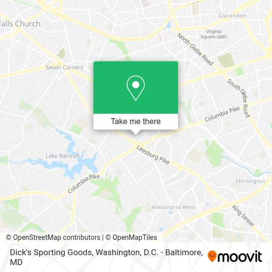 Dick's Sporting Goods map