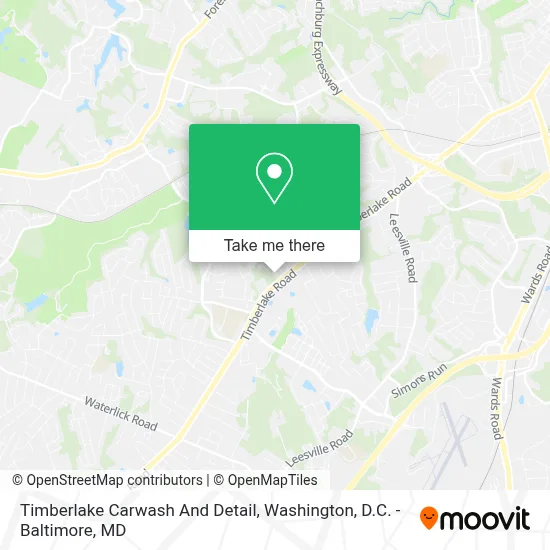 Timberlake Carwash And Detail map