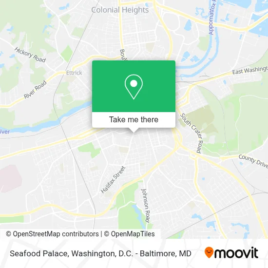 Seafood Palace map