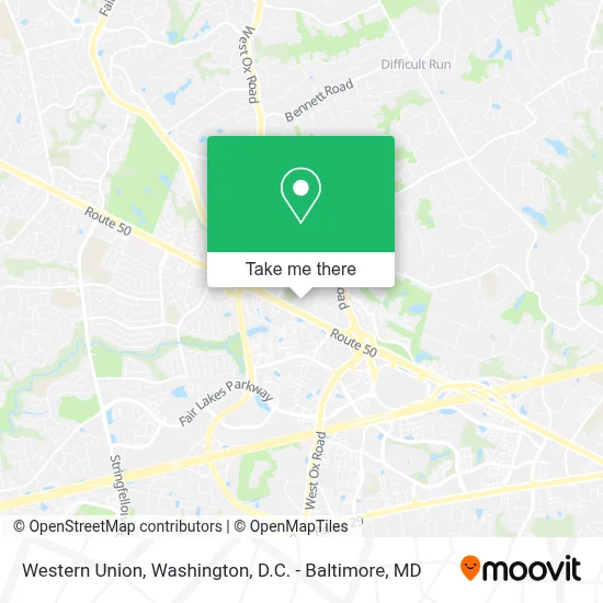 Western Union map