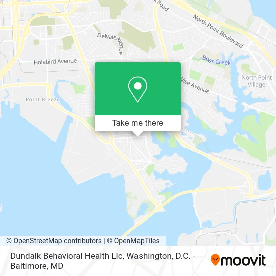 Dundalk Behavioral Health Llc map