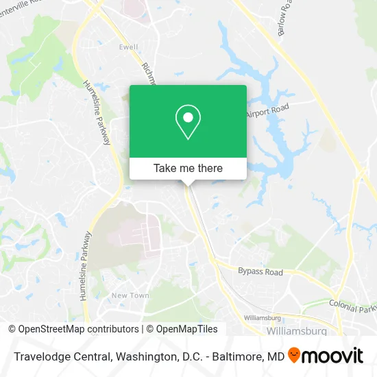 Travelodge Central map