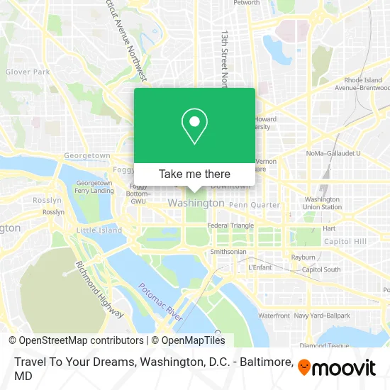 Travel To Your Dreams map