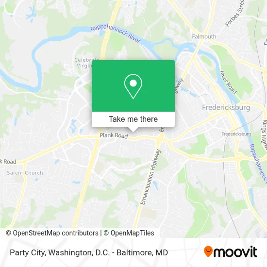Party City map