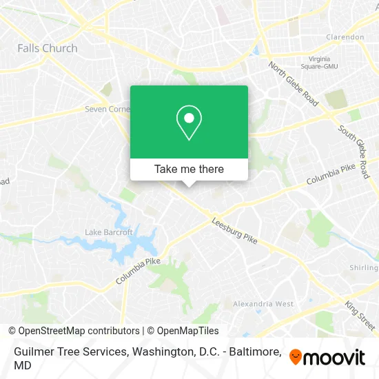 Guilmer Tree Services map