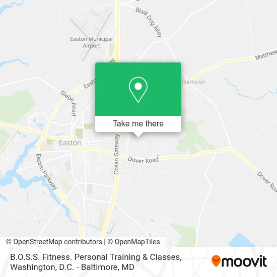 B.O.S.S. Fitness. Personal Training & Classes map