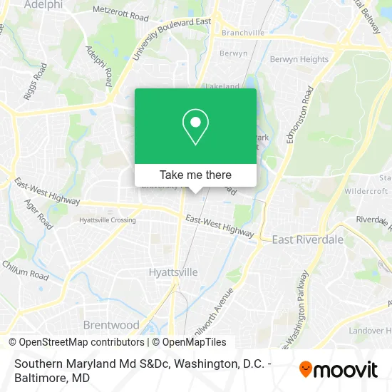 Southern Maryland Md S&Dc map
