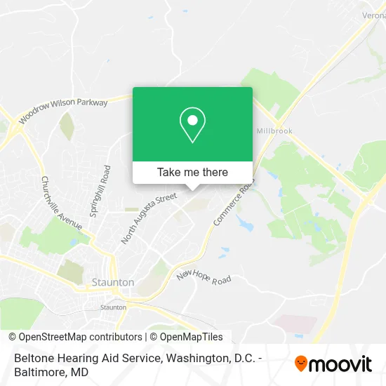 Beltone Hearing Aid Service map