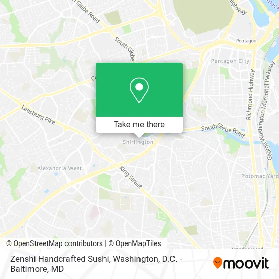 Zenshi Handcrafted Sushi map
