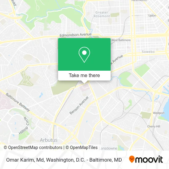 Omar Karim, Md map