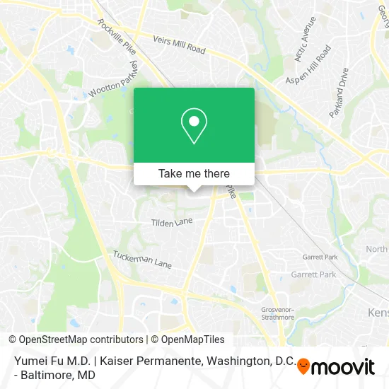 Yumei Fu M.D. | Kaiser Permanente map