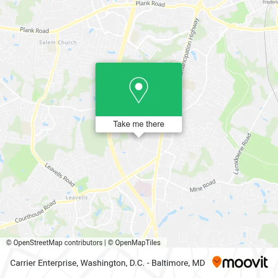 Carrier Enterprise map