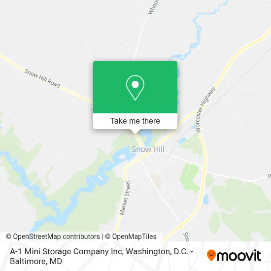 A-1 Mini Storage Company Inc map